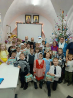 Детский Рождественский праздник в Воскресной школе.