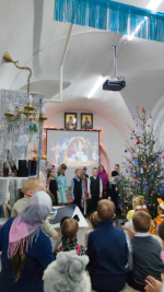 Детский Рождественский праздник в Воскресной школе.
