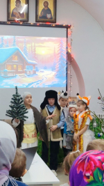 Детский Рождественский праздник в Воскресной школе.