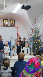 Детский Рождественский праздник в Воскресной школе.